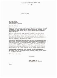 ["The document is a letter from Representative  Carl Albert to Ms. Ann Watley thanking her for recommending Mr. John Spaan for the Executive Officer position in the Oklahoma City Area Office of the Public Health Service's Indian Health Division. Representative  Albert explains that strong letters of recommendation were sent on Mr. Spaan's behalf, but a vacancy announcement has been reissued and all qualified applicants will be considered. Representative  Albert appreciates Ms. Watley's support and agrees that Mr. Spaan has done a good job for the Indian Health program."]