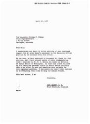 ["The document is a series of letters between State Representative William P. Willis and Congressman Carl Albert regarding the appointment of John Spaan to the Executive Officer position in the Oklahoma City Area office. Willis expresses his support for Spaan's appointment and asks for Albert's continued efforts in helping their Indian friends. Albert assures Willis that he will do everything he can to support Spaan's appointment."]