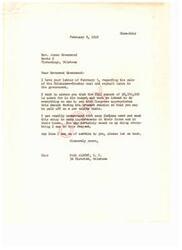 ["The document from Reverend Jesse Greenwood to Congressman Carl Albert expresses the urgency of appropriating funds for the sale of Chickasaw-Choctaw coal and asphalt lands to the government. The Reverend emphasizes the importance of this money for making improvements on farms and in homes, and requests prompt action on the matter. Congressman Albert responds, assuring Reverend Greenwood that he will do everything he can to ensure the full amount of $8,500,000 is appropriated by Congress during the current session."]