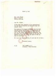 ["The document is from Mr. Andy Wright to Carl Albert, requesting help with the appropriation for the sale of Choctaw and Chickasaw coal and asphalt lands. Carl Albert assures Mr. Wright that he is working on getting the tribes paid in full as soon as possible and offers his continued support."]
