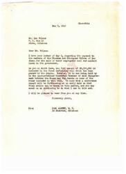 ["Mr. Folsom wrote to Mr. Albert regarding the delayed payment to members of the Choctaw and Chickasaw Tribes for the sale of their lands. The full amount is included in a bill that is being held up in the Appropriations Committee. Mr. Folsom hopes for a quick resolution and expresses concern about the delay. Mr. Albert assures him that he is working towards a resolution and asks for patience."]