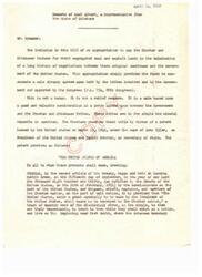 ["The document discusses the history and significance of an appropriation bill to pay the Choctaw and Chickasaw tribes for their segregated coal and asphalt lands. It highlights the treaties and agreements made between the tribes and the US government, dating back to the 1800s. The appropriation is not a bonus but a sale based on a mutually agreed upon price, and it acknowledges the long history of negotiations between the tribes and the government."]