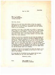 ["Mrs. A. W. Mason sent a letter to Carl Albert expressing her appreciation for his efforts in securing payment for the members of the Choctaw and Chickasaw Nations for the sale of their lands. Albert acknowledges the delay in settlement but assures that the payments will be made soon. He also mentions that regulations are being written for immediate payments to living members. Albert expresses his desire to serve his district and country to the best of his ability and offers his assistance to Mrs. Mason."]