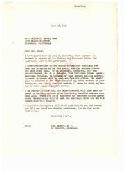 ["Mrs. Goldie L. Lowery Reed inquired about payments to be made to members of the Choctaw and Chickasaw Tribes for coal lands sold to the government. She was informed that payments would be made within the next sixty days and was advised to inform the Superintendent of her current address and the whereabouts of other family members. The Superintendent will also send out proof of heirship notices after payments are made. Mrs. Reed requested a \"Proof of heirship\" form for her deceased father. She provided the necessary information and expressed her trust in the correct handling of the matter."]