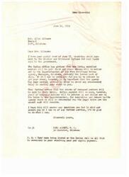 ["Rev. Allen Gilmore wrote to Congressman Carl Albert inquiring about payment to Choctaw and Chickasaw Indians for coal lands sold to the government. The Indian Office advised that living enrolled members will be paid first, with checks expected to be mailed out in July. Deceased members' shares will be paid to their heirs, with proof of heirship notices to be sent out for completion. Congressman Albert assured Rev. Gilmore that being listed on the Indian roll is all that is necessary to receive the per capita payment."]
