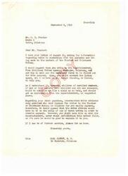 ["The letter is a response to Mr. Frazier's inquiry about heirs entitled to payments from the Choctaw and Chickasaw Tribes. The letter suggests contacting the Superintendent or Indian Agent for necessary forms and information. It also clarifies that children of enrolled members and intermarried white citizens who paid a license fee to the tribes may be eligible for payment. Mr. Frazier is encouraged to reach out for further assistance if needed."]