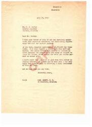 ["The letter is in response to confusion regarding conflicting reports about coal and asphalt payments. Congress appropriated $8,500,000 for the lands, resulting in a per capita payment of around $350. The writer helped in settling the debt and expresses understanding for the confusion. The recipient is encouraged to reach out with any further questions."]