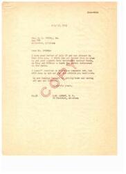 ["Mr. Priddy is pleased to hear from Mr. Albert and agrees that investing in Government Savings Bonds is a good idea. They discuss the upcoming payment for the Indian tribes and plan to put their money into bonds. Mr. Priddy looks forward to Mr. Albert returning home and discussing politics."]
