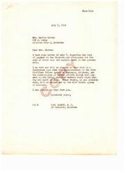 ["Mrs. Myrtle Kisten wrote a letter to Congressman Carl Albert inquiring about the delayed payment to the Choctaw and Chickasaw tribes for the sale of their coal and asphalt lands to the government. Congressman Albert responded, informing her that payments would begin in July and be mailed out by the Five Tribes Agency in Muskogee. Mrs. Kisten expressed her concerns and requested more information on the exact date of payment."]