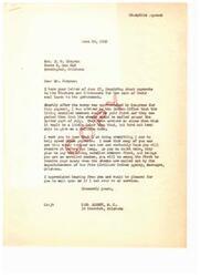 ["The letter is from Carl Albert, a member of Congress, responding to a query about payments to the Choctaws and Chickasaws for the sale of their coal lands to the government. Albert informs the recipient that payments are delayed but assures them that efforts are being made to expedite the process. He mentions that enrolled members will be paid first and that the recipient, being an enrolled member, will receive their payment early. Albert encourages the recipient to reach out for any further assistance."]