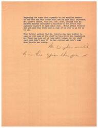 ["Mr. Dyker's office confirmed that payments to members of the Choc and Chic Tribes will not be made until September, as announced by Mr. Roberts. They also mentioned that Mr. Roberts has been invited to help write the regulations, but it is unclear when he will be coming. Mr. Dyker has been out of town but is expected back soon."]
