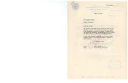 ["The text consists of correspondence regarding the removal of restrictions from 40 acres of land acquired by Marlin Billy in August 1948. Congressman Carl Albert inquired on behalf of Marlin Billy to have the restrictions removed, and the Bureau of Indian Affairs is working on the matter. Marlin Billy expressed his desire to sell the land and requested assistance in removing the restrictions."]