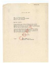 ["The text contains a letter from Honorable J. William Cordell to Carl Albert, M.C., regarding a resolution passed by the Oklahoma State Senate requesting Congress to make suitable appropriations for the care of needy and destitute Indians. Cordell assures that he will take action to ensure ample funds are provided for this purpose. The resolution highlights the need for food, clothing, fuel, and medicine for thousands of needy Indians in the United States. It also requests that a copy of the resolution be sent to the Secretary of the Interior, Commissioner of Indian Affairs, and members of the Oklahoma Delegation in Congress."]