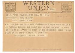 ["Miss Wilma L. Victor is seeking a recommendation letter from Carl Albert, a member of the House of Representatives, for a new position as an Elementary Principal at the Inter-mountain Indian School in Brigham City, Utah. Victor has served as a teacher in Idabel, Oklahoma, during the war and is currently working on her master's degree. Albert highly recommends Victor for the new position based on her abilities and character. Albert expresses his support for Victor and encourages her to keep in touch."]