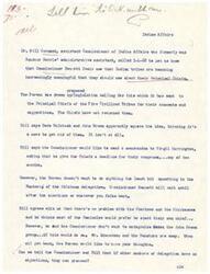 ["The Bureau of Indian Affairs is proposing that Indian tribes elect their Principal Chiefs, but some Chiefs have not responded. There is concern about opposition from some groups, but overall there seems to be support for the idea. The Bureau is waiting for feedback from the Oklahoma delegation before proceeding."]