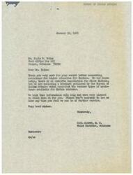 ["Mr. Trimm wrote to Carl Albert inquiring about government assistance for Sioux Indians in obtaining higher education. Albert's office responded that there is no specific legislation for Sioux Indians, but provided information on various types of assistance available for Indian students. They offered further assistance if needed."]