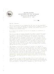 ["The Department of the Interior recommends the enactment of H.R. 4145, a bill that provides for the disposition of estates of intestate members of certain Native American tribes in Oklahoma. The bill allows for escheat of trust or restricted lands to the respective tribe if the member dies without heirs. Amendments are suggested to clarify the language and ensure that the Choctaw Tribe can take control of escheated property. The Bureau of the Budget has no objection to the report. The bill was introduced in the House of Representatives in 1969."]