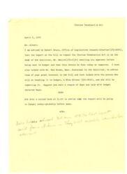 ["The document discusses the repeal of the Choctaw Termination Act, with updates on the progress of the bill through various government departments. It includes information on the Department of the Interior's views on the bill and recommendations for its enactment. The document also mentions the involvement of various government officials and committees in the process. Cases/Acts: Termination Act"]