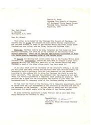 ["The document from Charles E. Brown, Chairman of the Oklahoma City Council of Choctaws, expresses opposition to the appointment of Harry J.W. Belvin as Chief of the Choctaw tribe. The document highlights the desire for a fair and just election for the Choctaws to choose their own chief. Congressman Carl Albert responds by stating that Chief Belvin has already been reappointed for a term not to exceed one year, but legislation is in progress to allow the tribes to elect their principal officer. Congressman Albert expresses hope that this bill will pass, enabling the Choctaws to choose their chief through established procedures."]