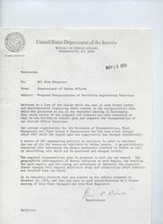 ["The Bureau of Indian Affairs is proposing a reorganization of its engineering functions into five regions to better serve the needs of Tribal groups and increase efficiency. The plan aims to provide more direct assistance to Tribes and improve management of facilities. Comments and feedback are requested from Area Directors, and a meeting will be held to discuss the proposed changes. The reorganization is seen as necessary to adapt to new challenges and better utilize resources."]