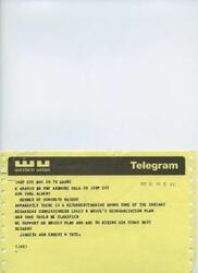 ["The document is a telegram from Juanita and Ernest W. Tate to Congressman Carl Albert expressing support for Commissioner Louis R. Bruce's reorganization plan. They mention a misunderstanding among some Indians regarding the plan and request clarification. Congressman Albert responds, thanking them for their endorsement and stating that they are studying the plan."]