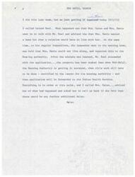 ["Margaret Cates called to inquire about the delay in her mother, Mrs. Carrie Davis Roberts' application for Indian Housing. Mrs. Davis wanted a home but needed a relative to live with her. The inspector initially reported that Mrs. Davis could not live alone, causing a delay in the application process. However, the issue was resolved and the application was approved. Mrs. Cates requested the office to contact Leland Keel to expedite the process."]