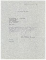 ["The document informs Chief McIntosh of the Creek Nation that the Choctaw Termination Act has been repealed by Public Law 91-386, which was approved by the President on August 24, 1970. Congressman Carl Albert expresses his delight in being able to help in this effort and provides copies of the new act for Chief McIntosh's information and files."]