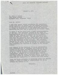["The document is addressing concerns about the legislation passed for the popular selection of the chief or principal officer by the Five Civilized Tribes of Oklahoma, specifically the Choctaw Tribe. The writer believes that the law allows for the election of the chief by the Choctaw Tribe, but there are concerns about the fairness of the process. The writer questions the influence of Representative  Carl Albert and Ed Edmondson on the outcome of the election and expresses the belief that the Choctaw people are not being allowed a fair voice in the election process."]