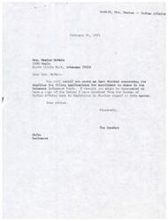 ["Mrs. Maxine McCain had inquired about the deadline for filing applications for enrollment to share in the Delaware judgment funds. The Bureau of Indian Affairs in Washington revoked instructions on February 5, 1971, regarding late-filed applications and appeals, imposing strict deadlines for new applications but processing existing applications without regard to deadlines. The Muskogee Area Office provided information on the status of the Delaware enrollment and the distribution of funds to eligible enrollees. The Area Office had been accepting late-filed applications and considering them based on specified criteria."]