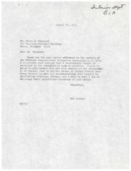 ["The document is from Bruce M. Townsend to the Oklahoma Congressional Delegation regarding the distribution of funds for the Delaware Nation of Indians in Indian Claims Commission Dockets 72 and 298. They request a change in the distribution bill to exclude Munsee Indians and urge for a departmental report from the Bureau of Indian Affairs to be submitted promptly. They also provide a joint resolution for revised legislation to be considered by Congress."]