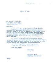 ["The document is a series of letters arranging appointments for Mr. William C. Wantland with various organizations such as the Law Enforcement Assistance Administration, Ford Foundation, and Rockefeller Foundation. The documents also discuss obtaining financial assistance for the Oklahoma Indian Rights Association and provide information on programs offered by the Law Enforcement Assistance Administration. The documents show efforts to set up meetings and gather information for Mr. Wantland's visit to New York City."]
