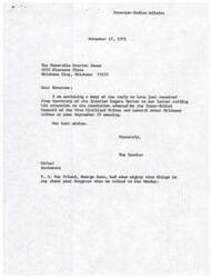 ["The document includes a series of letters and resolutions regarding the appointments of John Crow and Wilma Victor in the Bureau of Indian Affairs, as well as the support from various Indian tribes for these appointments. There is also mention of disapproval of recent demonstrations by militants and objections to transferring the Bureau of Indian Affairs to another department. The documents express support for the appointments and emphasize the importance of unity among Indian groups to advance their status and implement policies for self-determination."]