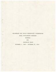 ["Oklahomans for Indian Opportunity Inc. is a non-profit organization working to improve conditions for Oklahoma Indians and integrate them into the economy and culture. They have developed various programs, including a Rural Development Program in eastern Oklahoma Indian communities. This program aims to show that Indian communities can successfully plan, develop, own, control, and operate their own economic enterprises. The target area includes two of the \"Five Civilized Tribes\" - the Choctaw and Cherokee Tribes. These tribes have faced historical injustices, including losing land and economic opportunities. OIO's program seeks to address these challenges and empower Indian communities in the region."]