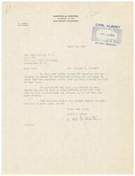 ["The document is a series of letters and memos regarding Shirley M. Paschall's coal mining lease and the acceptance of a corporate surety bond in lieu of a cash bond. The documents thank Honorable  Carl Albert for his efforts and inform him of the decision to accept the new bond. The Bureau of Land Management confirms the acceptance of the bond and the termination of the liability under the cash bond, allowing for the refund of $2,000 to Mrs. Paschall."]
