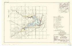["The document is a detailed map and project documentation by the U.S. Army Corps of Engineers, focused on the area within Oklahoma and Kansas, particularly around the Beavers River. It includes elements such as conservation and flood control pool limits, existing and proposed infrastructure like roads, power lines and telephone lines, and geographical features like rivers and creeks. Compiled using data from the Tulsa Engineer District, the map dates back to April 1940. The project was approved in June 1962 and is subject to revisions."]