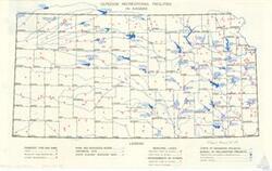 ["The document is a detailed mapping of outdoor recreational facilities in Kansas. It lists numerous reservoirs, parks, and historic sites, with a focus on areas managed by the Forestry Fish and Game Park and Resources Board. It also includes municipal lakes, projects by the Corps of Engineers and the Bureau of Reclamation, and wildlife and waterfowl habitats. The map identifies areas that are completed, under construction, or under study and differentiates between sites larger and smaller than 50 acres."]