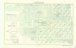 ["The document is an index to topographic maps of Oklahoma, distributed by the Geological Survey. It lists various areas within the state and provides information on how to order these maps by their printed names and series designations. The total number of maps in this index is 170, as of December 1957. Information about map prices effective as of May 1, 1957, and additional details can be found on the reverse side. All inquiries can be directed to the Geologic Office, Box 133, Rolla."]