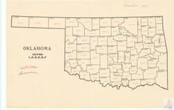 ["The document provides data on numerical transfers in 1949 across various locations in the United States, including Cimarron, Texas, Craig, Ottawa, and many more. The numbers range from as low as 200 to as high as 47,500. The documentation is categorized under Albert Maps, Folder 4, Item 105."]