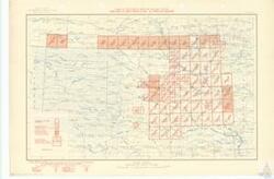 ["The United States Department of the Interior provides an index to topographic maps and geologic folios as part of their Geological Survey. Users can order maps by names printed in red, as these are the only ones published. The document includes a wide range of information, specifying different areas and coordinates in Oklahoma and other parts of the United States. It also offers details on topographic field work, published topographic maps, and geologic folios, along with their respective folio numbers. The map scale is approximately 1 inch to 40 miles."]