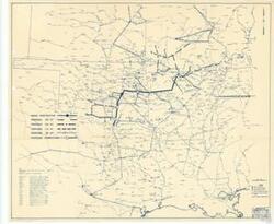 ["The document is a detailed map showcasing the electrical grid system in various regions of the United States. It includes existing and proposed voltage lines, power dams, and electric companies such as Union Electric, Empire District Electric Company, and Arkansas Power & Light Company. The map also features power dams, electric systems, and service areas associated with different power entities. It shows the locations of cities, towns, and geographical features like rivers and mountains. The map is labeled with a legend for easy understanding."]