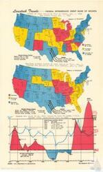 ["The project documents from the Federal Intermediate Credit Bank of Wichita present various data on livestock trends in the United States, specifically focusing on the number and value of hogs, including pigs, on farms in each state between 1939 to 1950. It provides a detailed breakdown of the change in numbers, yearly increases, and comparisons to ten-year averages. The data also includes the value of hogs during this period, highlighting significant average values and inventory changes from 1917 to 1950."]