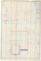 ["The document outlines project details for sign installations within the Capitol Hill Buildings and Grounds. It contains specific measurements for materials like pressed wood, plate glass, bronze, and steel, along with detailed instructions for sign connections, base details, and other components. The document also notes two exterior signs are required. It includes a location plan, front and side elevations, and a base detail drawing. The coordinating engineer on the project is George M. White, the Architect of the Capitol."]