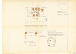 ["The document is a map or project plan for the distribution of furniture and equipment within the House Office Building Annex 2, specifically for the Select Committee on Missing in Action's temporary 3rd floor space. It includes details about the furniture and furnishings, provided by the Clerk of the House, and the installation of telephones, as approved by the C&P Telephone Company. This plan, approved by Congressman Gillespie V. Montgomery on September 24, 1975, was prepared by the Office of the Architect of the Capitol. It also contains a legend for understanding symbols and locations within the plan."]