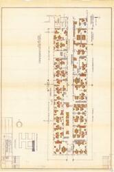 ["The document outlines a preliminary drawing of a partial fourth floor plan of the Congressional House Office Building Annex, including details such as management, fiscal policy, library, and general counsel areas. It also indicates future egress and stair locations, as well as areas for the director and assistant director. The map also includes fiscal and national security policy areas, a telephone closet, and a conference continuation area. The scale of the plan is 1/8=1.0, with revisions dated 8/14/75 and 8/18/75. The design was created by George M. White, FAIA, in August 1975."]