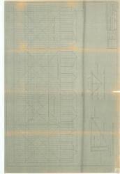 ["The document provides a detailed framing plan for both interior and exterior sidewalls, featuring elements such as angle bracing, rod bracing, sag roos, girts, and 78 200 bracing. It includes specific details and revisions for a LS Mailt Hangar project. This documentation is associated with the Cuckler Steel Span Company based in Monticello, Iowa and involves a person named Albert 139.10."]