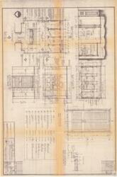 ["The document is a detailed blueprint for the construction of a new public women's restroom in the United States Capitol. The plan includes specifications for various elements such as acoustic tiles, stainless steel and ceramic finishes, corrugated partitions, and the installation of various fixtures like mirrors, soap dispensers, paper towel and toilet tissue dispensers, waste receptacles, and handicap-accessible features. The project was approved by George M. White, the Architect of the Capitol, on May 10, 1973."]