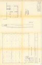 ["The document provides detailed information about a floor plan and electrical layout of a production facility, drawn up by Stoldt Builders Inc. It includes measurements, angles, and specifications for office spaces, a lunch room, rest areas, lighting fixtures, and doors. It also details the materials used such as 24-gage Steele roof and wall panels, and provides information on the main service switch, lighting panels, and various types of lighting used. The plan was approved on 2-20-67 under the drawing number 2-F20."]