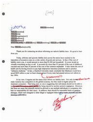 ["The document discusses the need for reforming liability laws in the United States, citing excessive costs and negative impacts on various goods and services. It emphasizes the importance of balancing the ability to sue for injuries with reasonable limits on punitive damages. The document also mentions previous efforts to pass product liability legislation and expresses support for further legal reforms in ."]