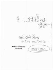 ["The document is a letter dated June 16, 1999, addressed to someone named the Amity feel from Roy Hayes and the Hon Dicle Amery. It thanks them for their support at a recent dinner and expresses appreciation for their support."]