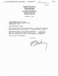["The fax is a letter from William Dailey to Representative Richard K. Armey criticizing his grammar and use of the phrase \"between he and\" instead of \"between him and.\" Dailey also mentions Armey's PhD and how it is embarrassing because Republicans emphasize education. He urges Armey to set a better example."]